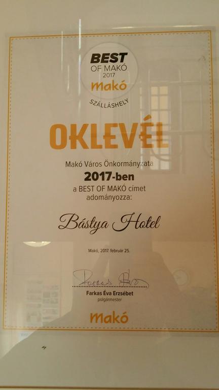 Bastya Hotel Makó Eksteriør bilde